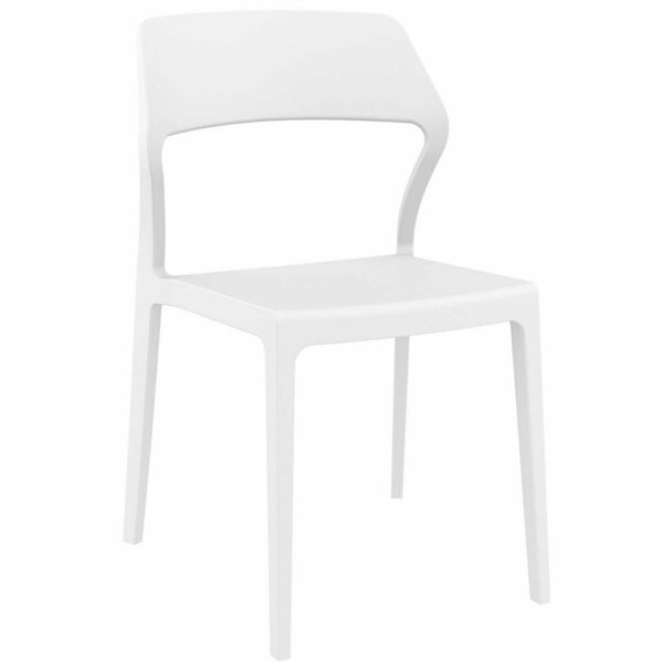 Siesta Snow Dining Chair White, 2PK ISP092-WHI